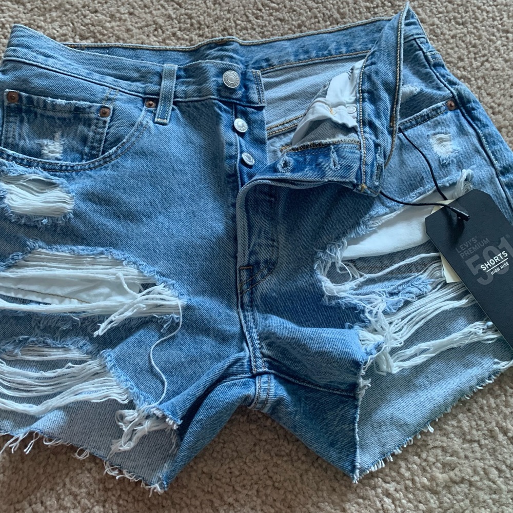 NWT Levi’s Premium 501 Shirts High Rise
